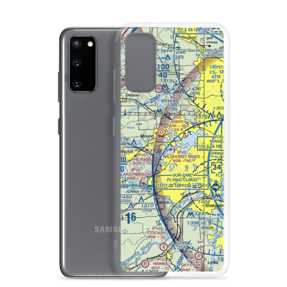 Wildhurst Pines Seaplane Base (1MN4) VFR Sectional Samsung Case Samsung Galaxy S20 model shown