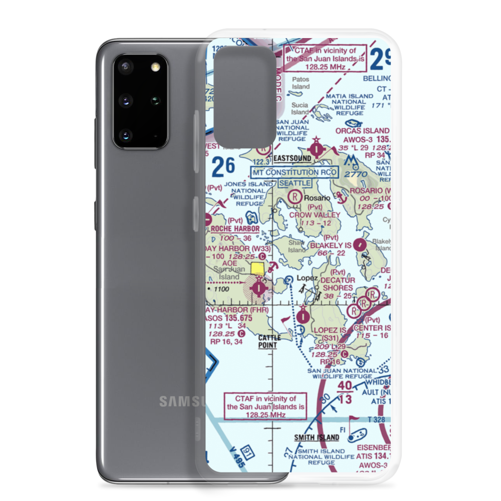 Wilding Farm Airport (6WA5) VFR Sectional Samsung Case Samsung Galaxy S20 Plus model shown