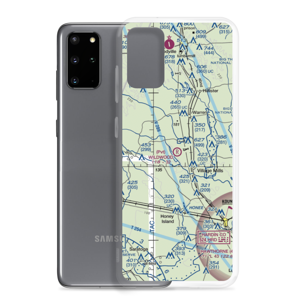 Wildwood Airport (XA91) VFR Sectional Samsung Case Samsung Galaxy S20 Plus model shown