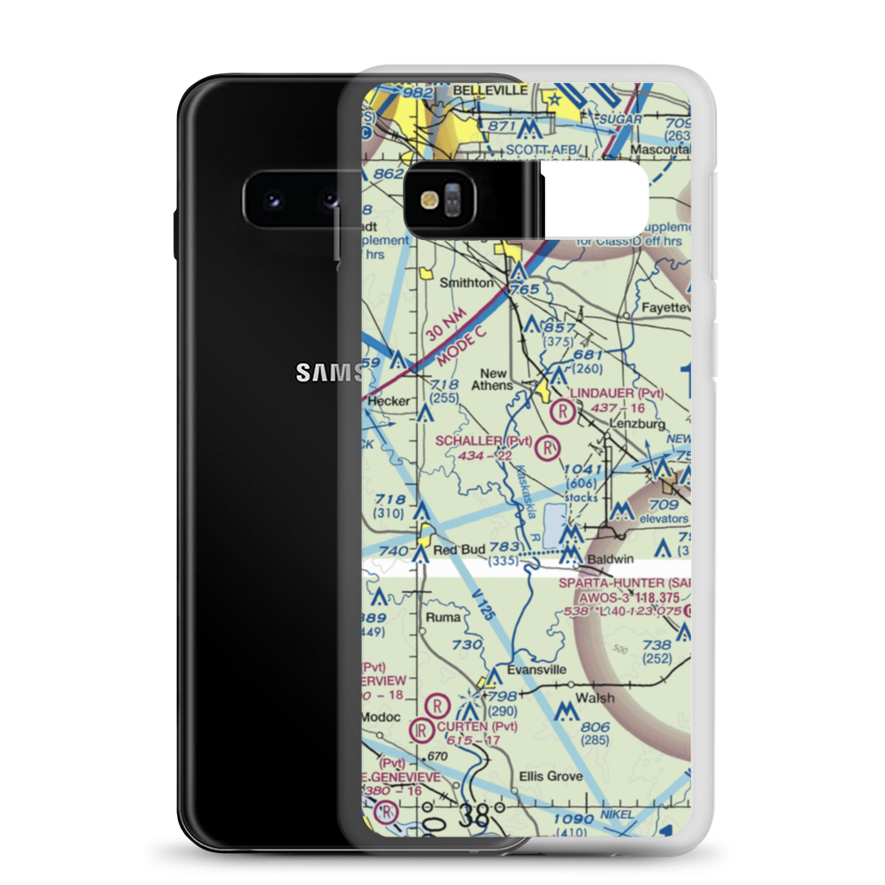 Wildy Field (6LL4) VFR Sectional Samsung Case Samsung Galaxy S10 model shown