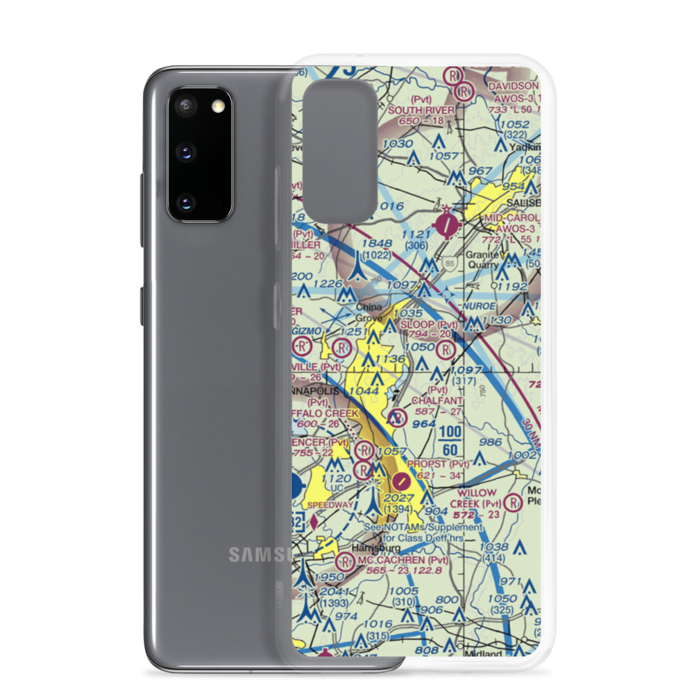 Wilhelm Airport (6NC2) VFR Sectional Samsung Case Samsung Galaxy S20 model shown