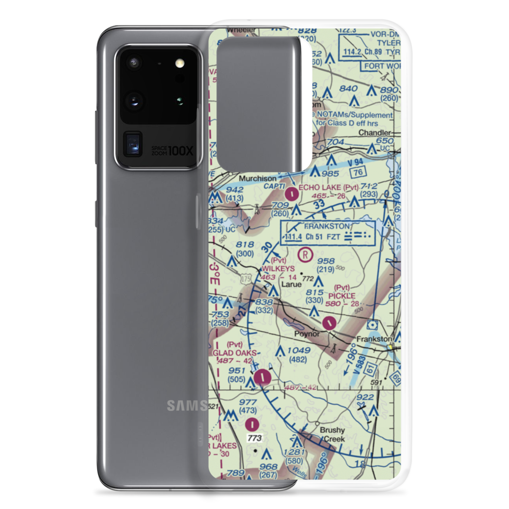Wilkeys Airport (TA50) VFR Sectional Samsung Case Samsung Galaxy S20 Ultra model shown