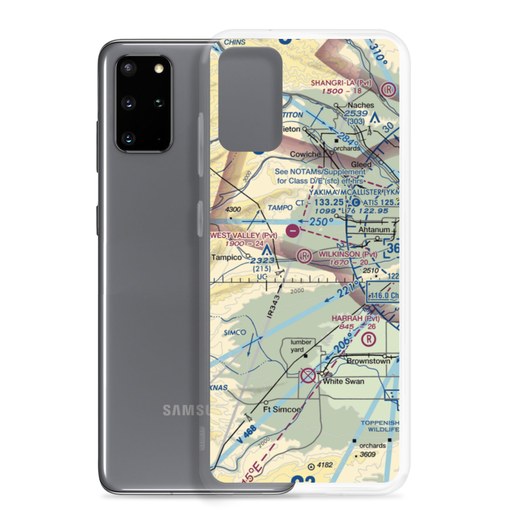 Wilkinson Ranch Airport (55WA) VFR Sectional Samsung Case Samsung Galaxy S20 Plus model shown