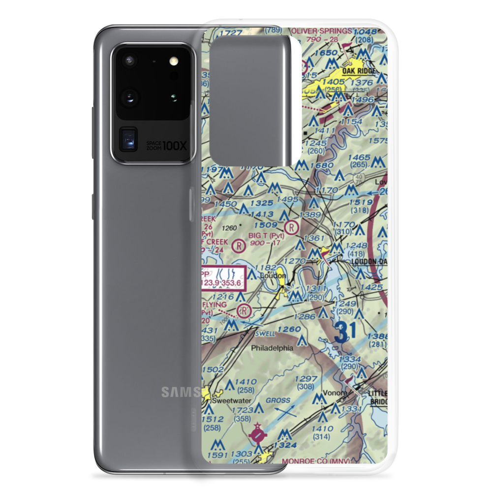 Will A Hildreth Farm Airport (TN74) VFR Sectional Samsung Case Samsung Galaxy S20 Ultra model shown