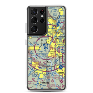 Will Rogers World Airport (OKC) VFR Sectional Samsung Case