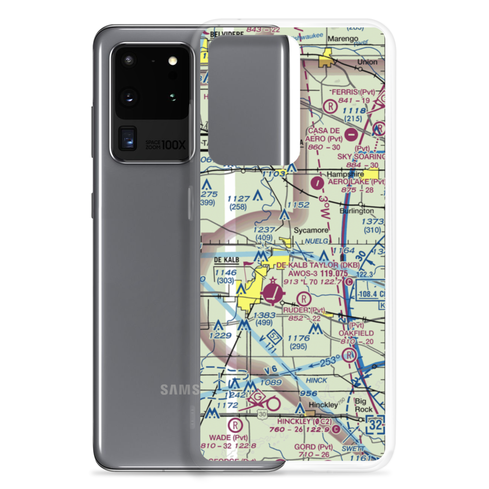 Willadae Farms Airport (4LL7) VFR Sectional Samsung Case Samsung Galaxy S20 Ultra model shown