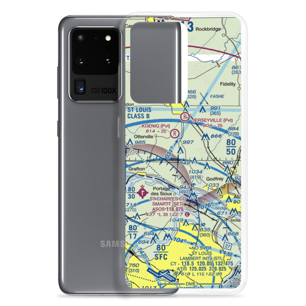 William E. Koenig Airport (01IS) VFR Sectional Samsung Case Samsung Galaxy S20 Ultra model shown