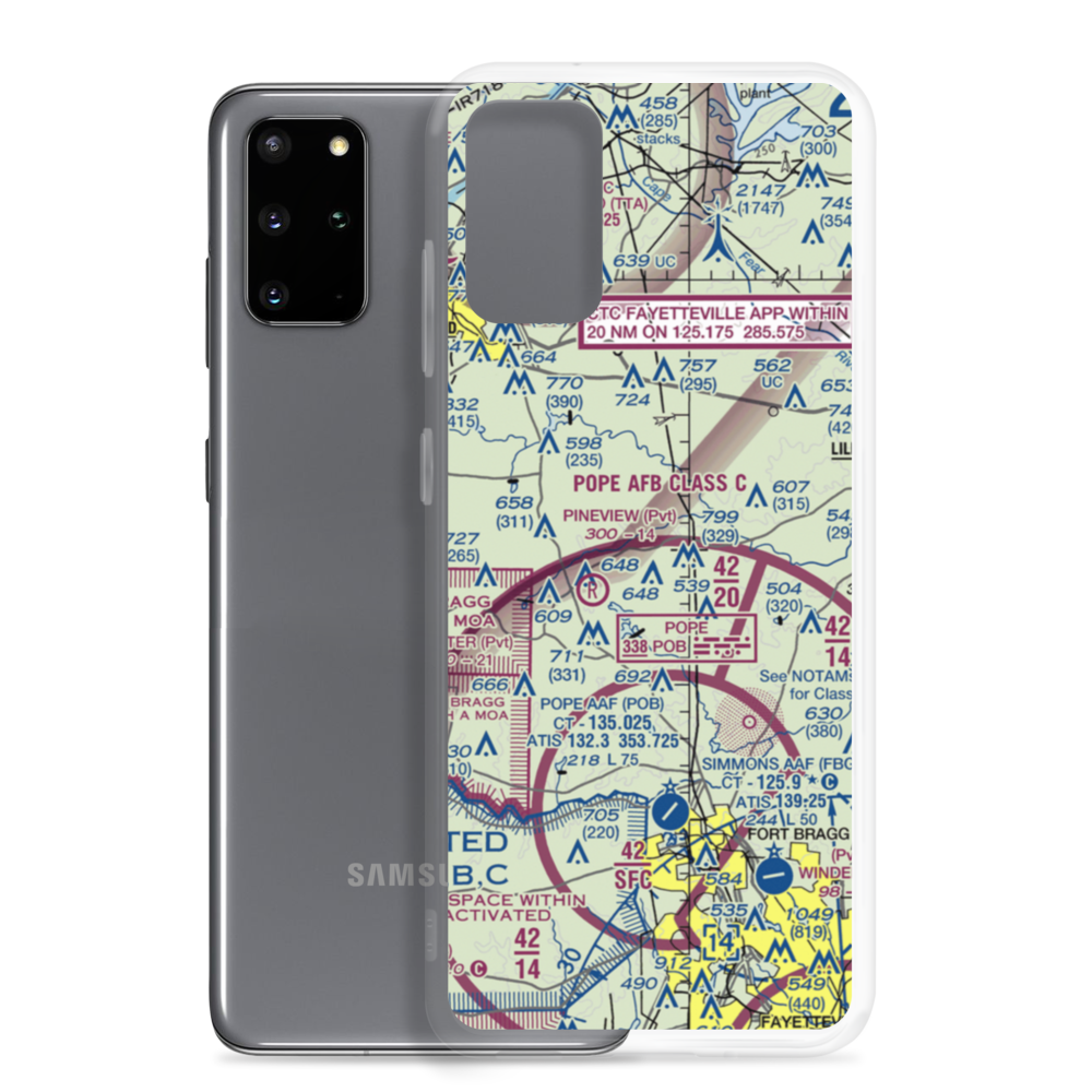 William Irving Lewis Airport (09NC) VFR Sectional Samsung Case Samsung Galaxy S20 Plus model shown