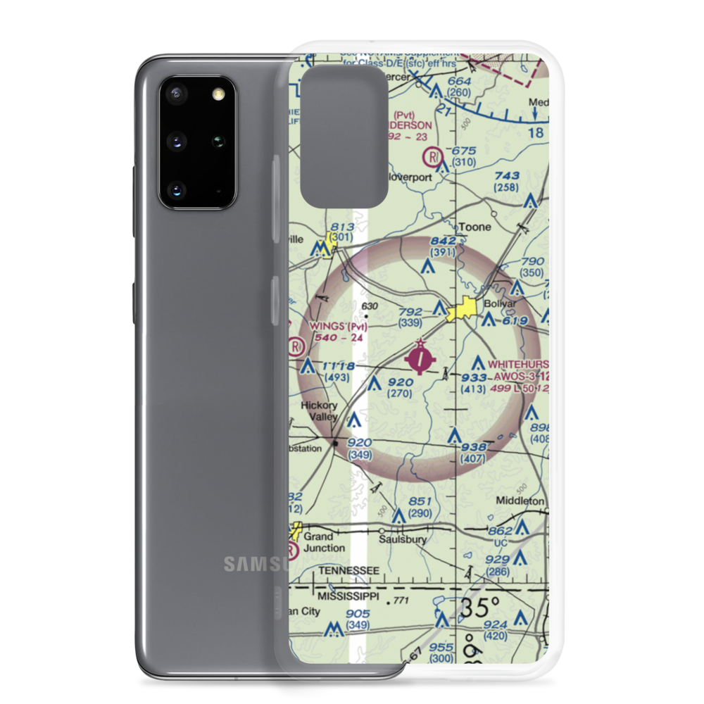 William L. Whitehurst Field (M08) VFR Sectional Samsung Case Samsung Galaxy S20 Plus model shown