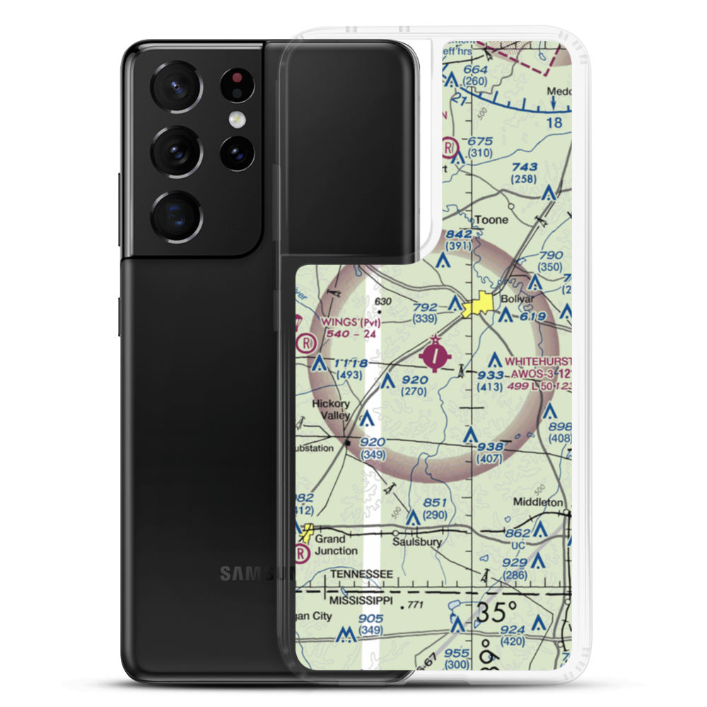 William L. Whitehurst Field (M08) VFR Sectional Samsung Case Samsung Galaxy S21 Ultra model shown
