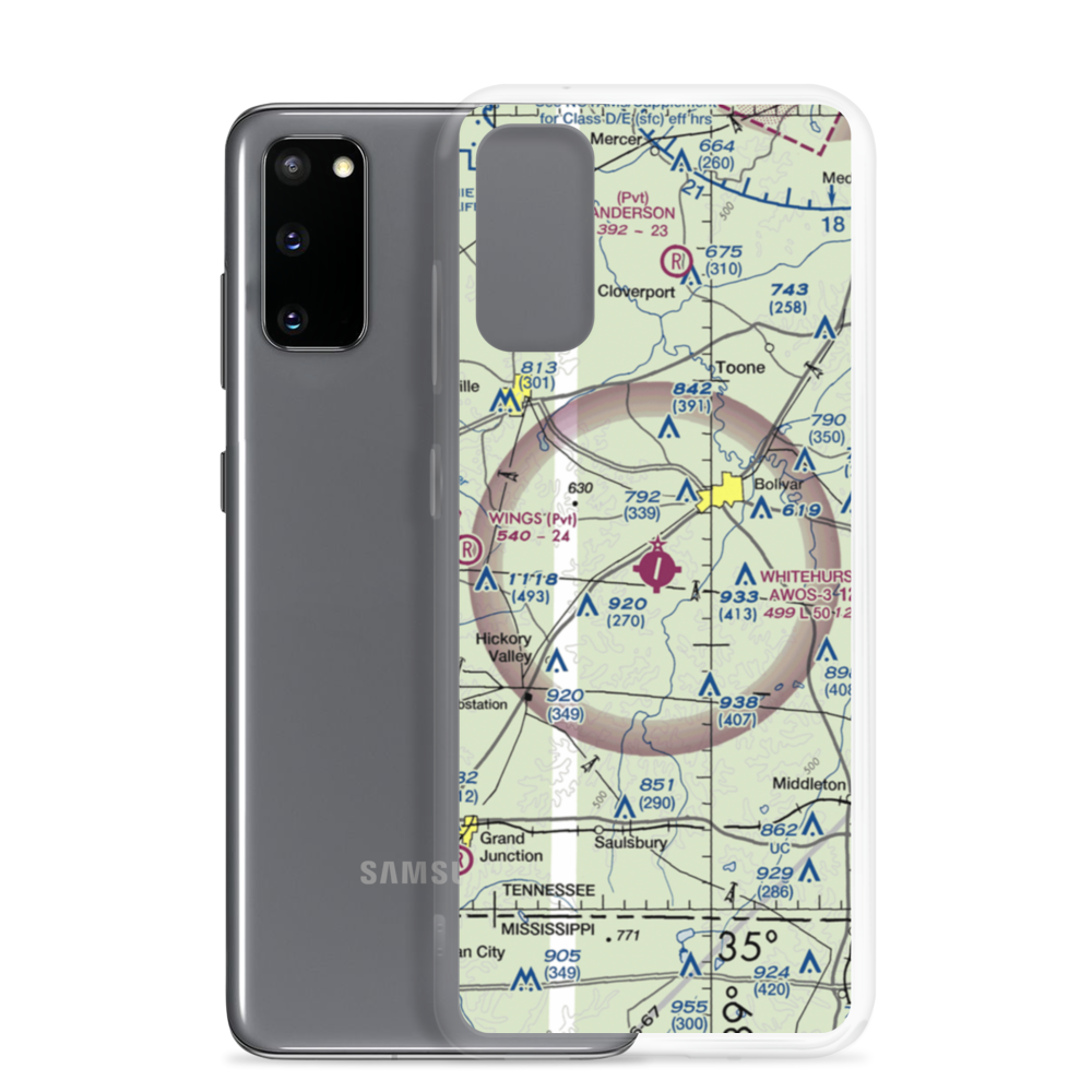 William L. Whitehurst Field (M08) VFR Sectional Samsung Case Samsung Galaxy S20 model shown