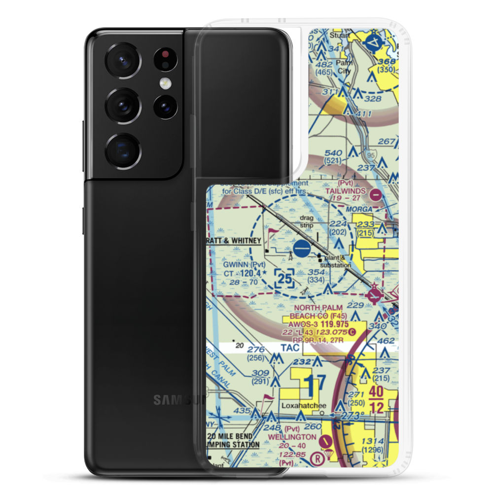 William P Gwinn Airport (06FA) VFR Sectional Samsung Case Samsung Galaxy S21 Ultra model shown