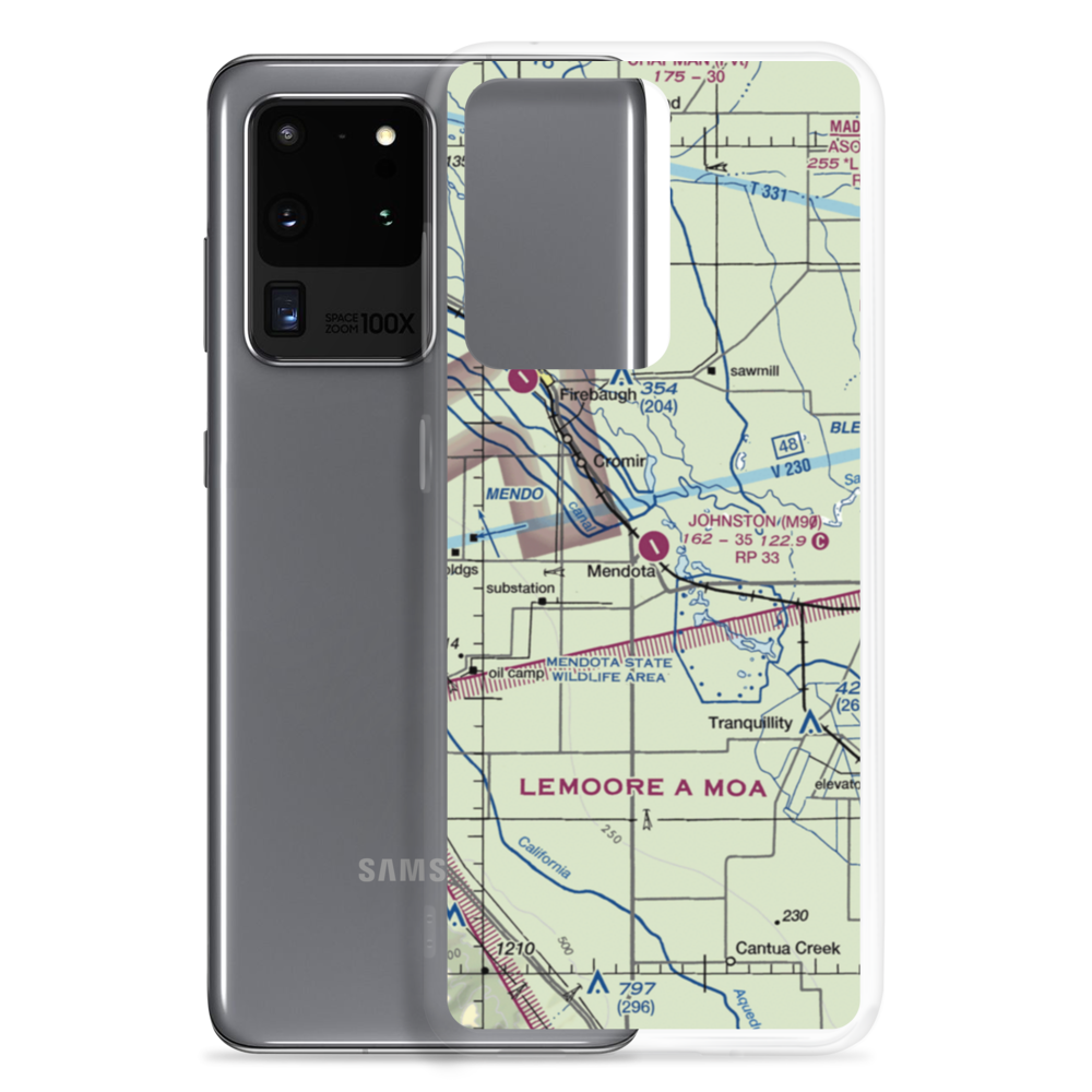 William Robert Johnston Municipal Airport (M90) VFR Sectional Samsung Case Samsung Galaxy S20 Ultra model shown