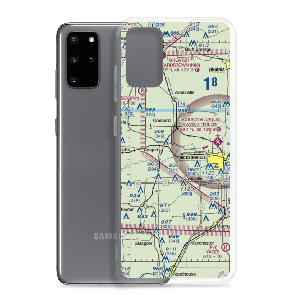 Williams Airpark (30LL) VFR Sectional Samsung Case Samsung Galaxy S20 Plus model shown