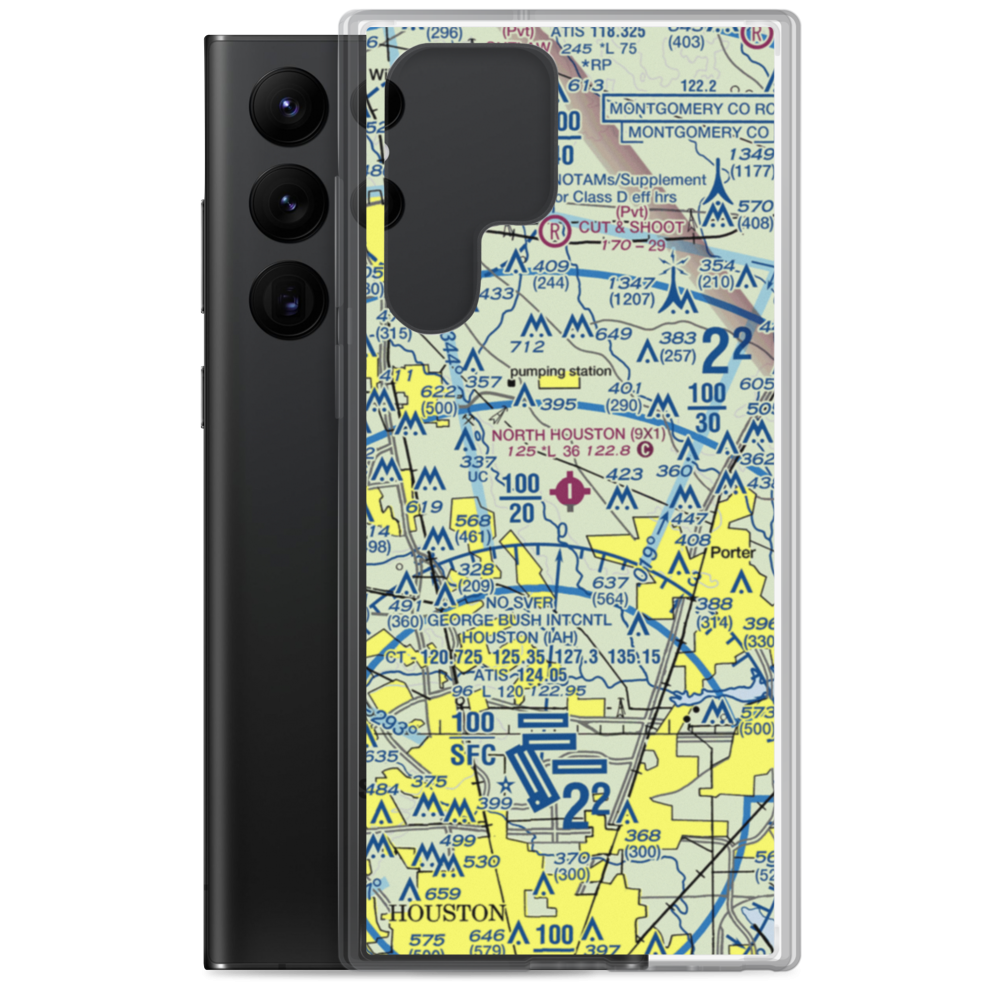 Williams Airport (9X1) VFR Sectional Samsung Case Samsung Galaxy S22 Ultra model shown