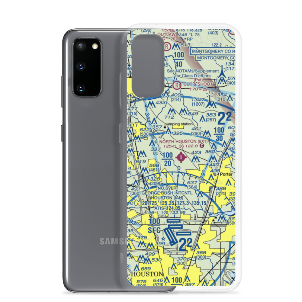 Williams Airport (9X1) VFR Sectional Samsung Case Samsung Galaxy S20 model shown