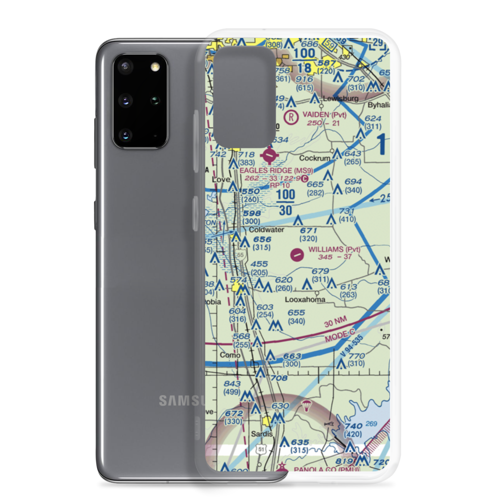 Williams Field (08MS) VFR Sectional Samsung Case Samsung Galaxy S20 Plus model shown