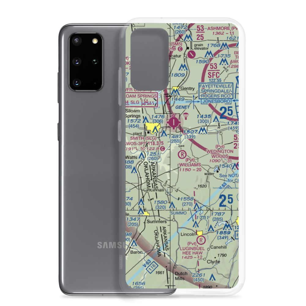 Williams Field (38AR) VFR Sectional Samsung Case Samsung Galaxy S20 Plus model shown