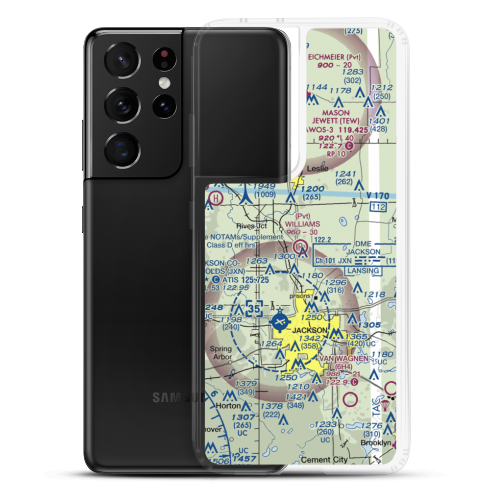 Williams Field (5MI7) VFR Sectional Samsung Case Samsung Galaxy S21 Ultra model shown