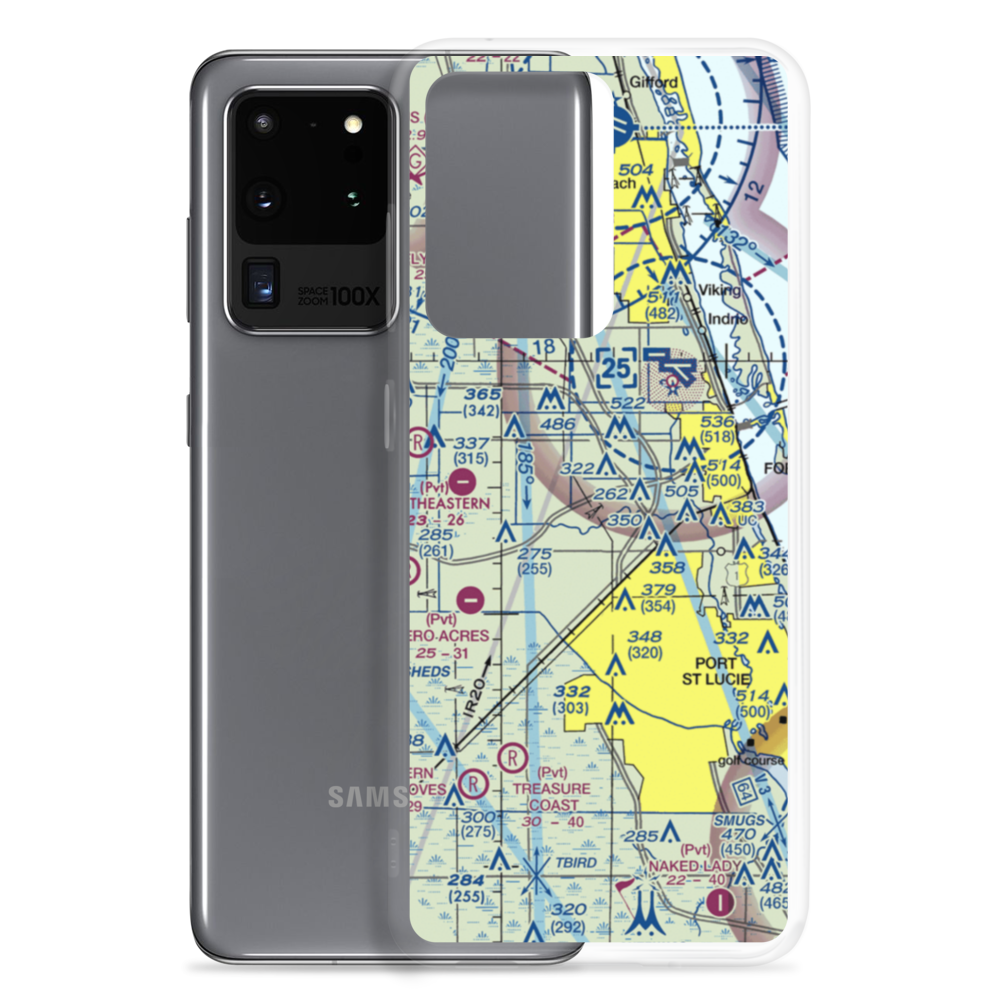 Williams Hawgwild Airport (FL56) VFR Sectional Samsung Case Samsung Galaxy S20 Ultra model shown