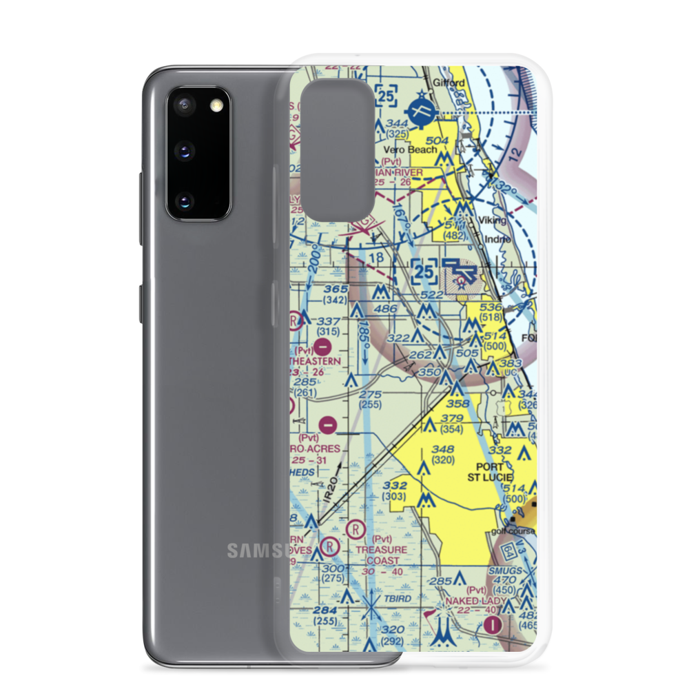 Williams Hawgwild Airport (FL56) VFR Sectional Samsung Case Samsung Galaxy S20 model shown
