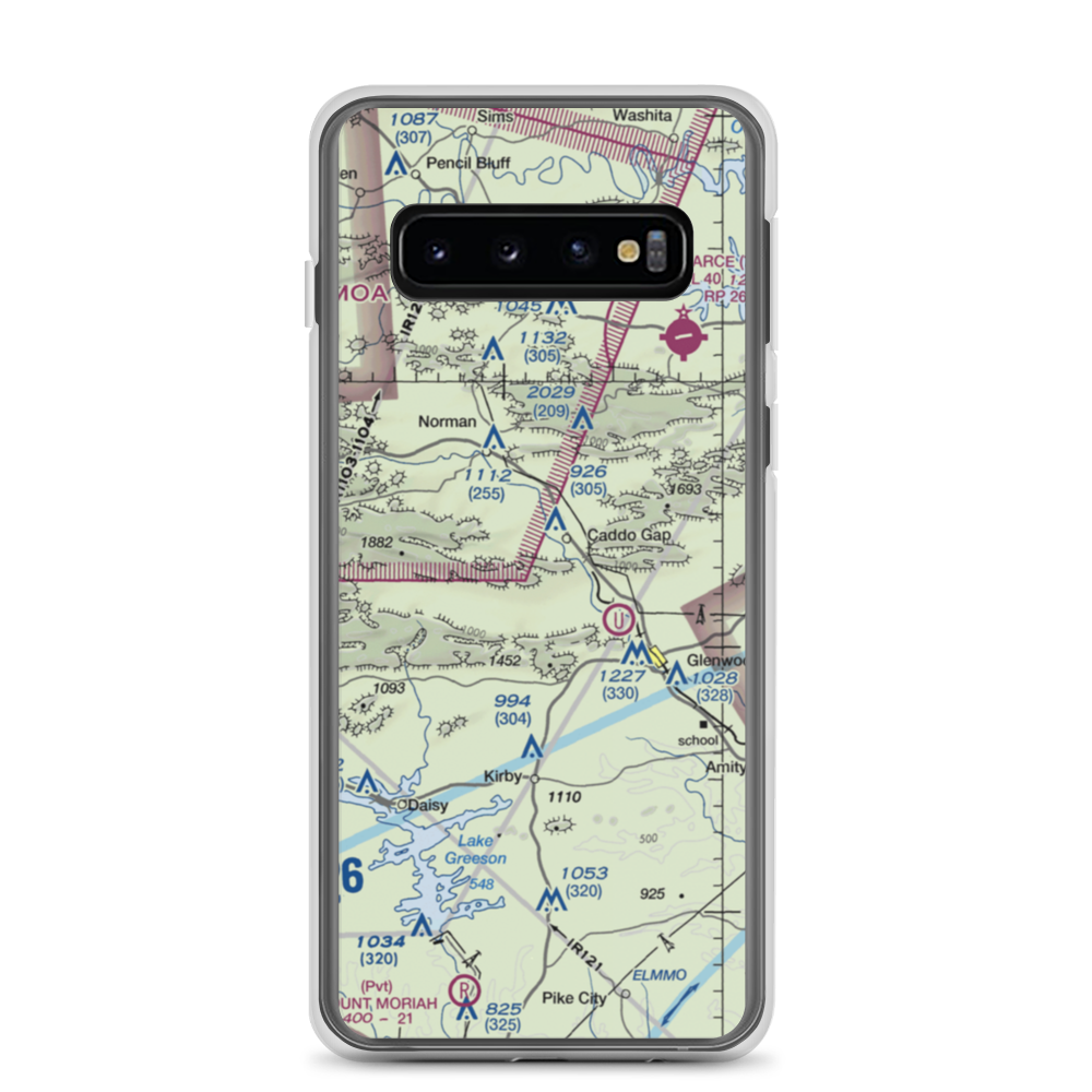 Williams Ranch Airport (4AR6) VFR Sectional Samsung Case Samsung Galaxy S10 model shown