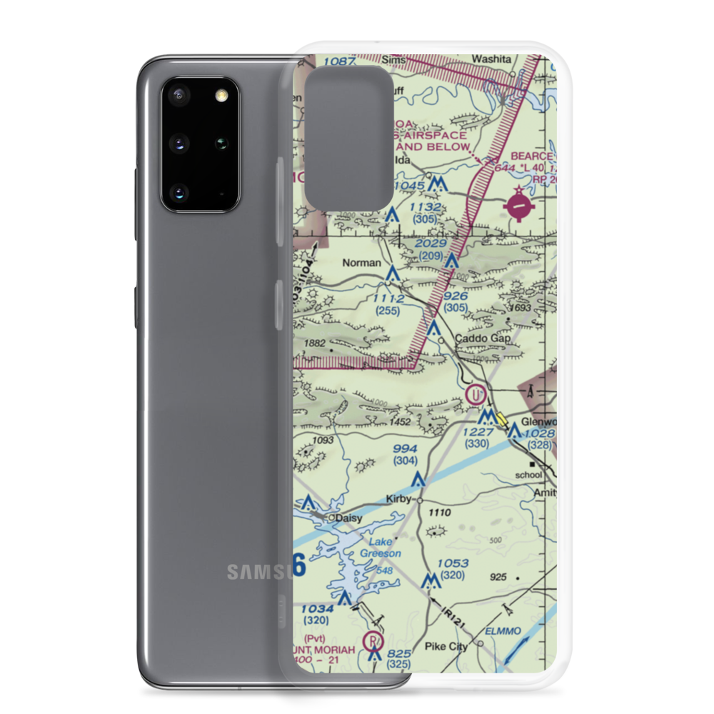 Williams Ranch Airport (4AR6) VFR Sectional Samsung Case Samsung Galaxy S20 Plus model shown