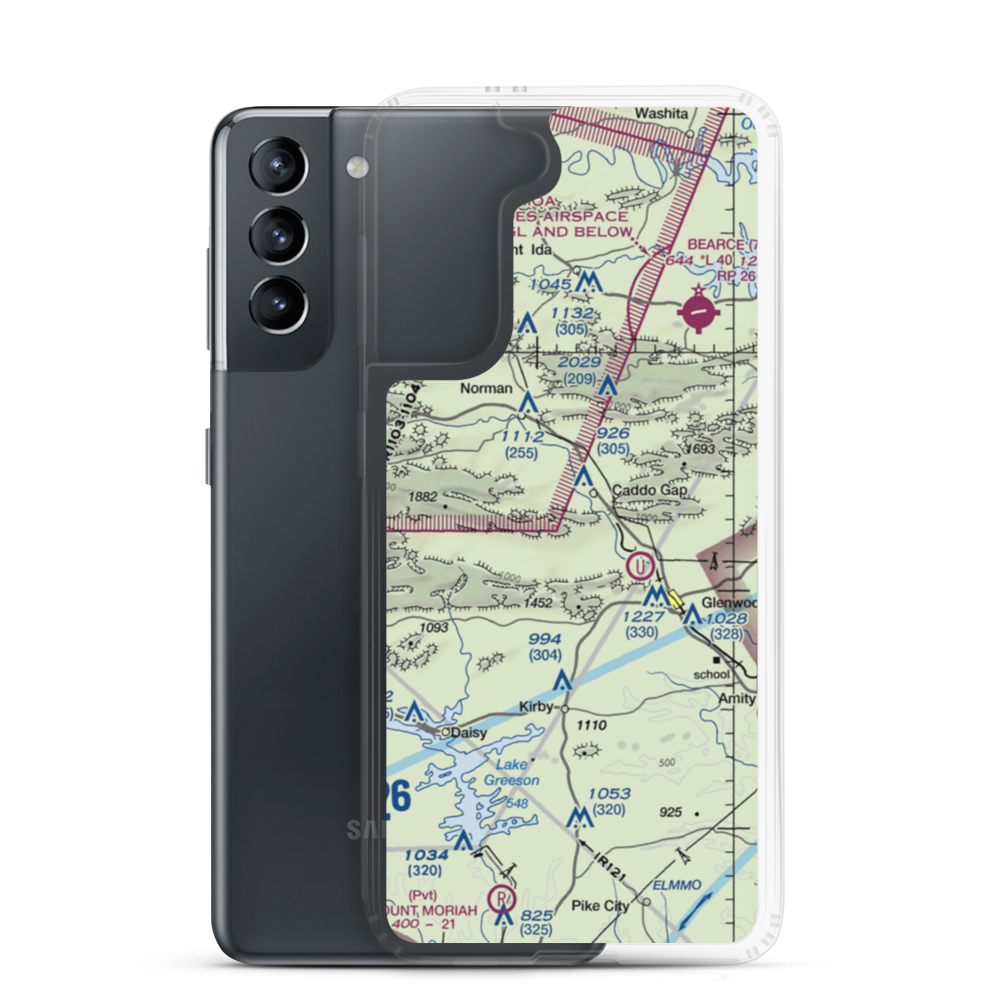 Williams Ranch Airport (4AR6) VFR Sectional Samsung Case Samsung Galaxy S21 model shown