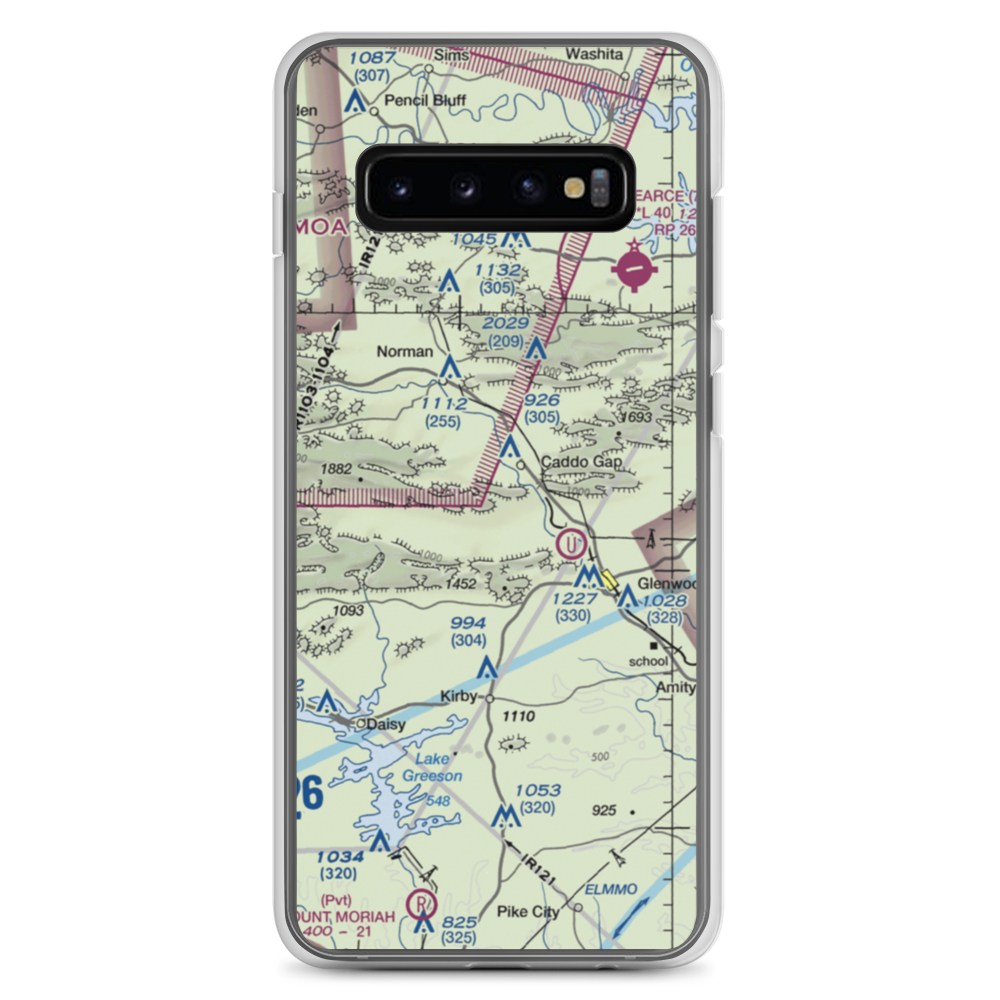 Williams Ranch Airport (4AR6) VFR Sectional Samsung Case Samsung Galaxy S10+ model shown