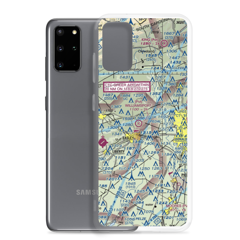 Williamsport Airpark (SC86) VFR Sectional Samsung Case Samsung Galaxy S20 Plus model shown