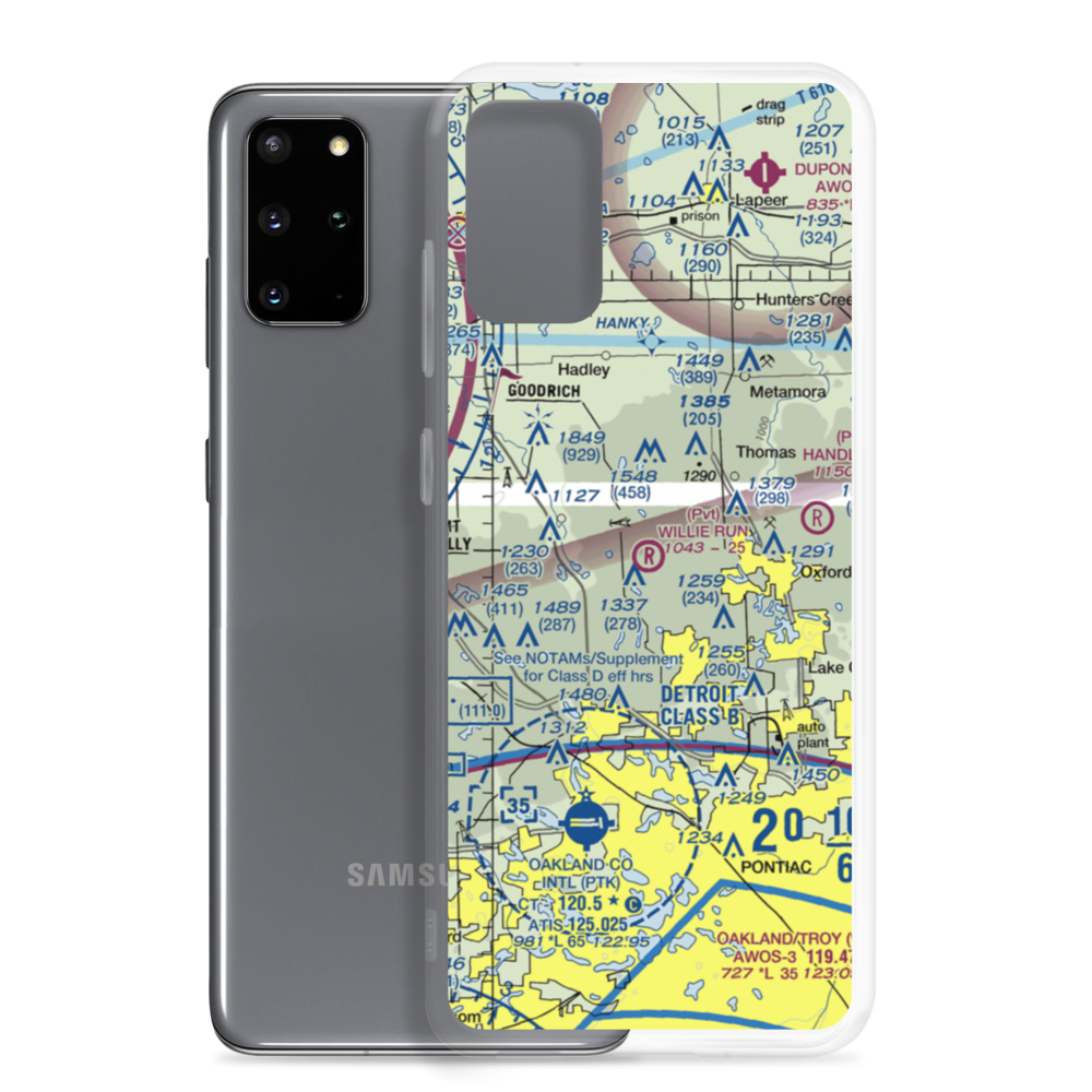 Willie Run Airport (3MI7) VFR Sectional Samsung Case Samsung Galaxy S20 Plus model shown
