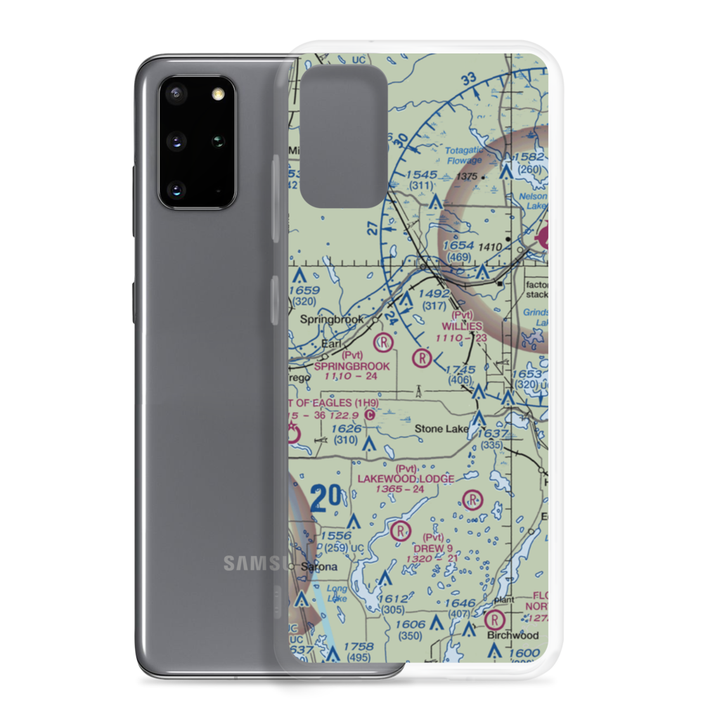 Willie's Airport (23WN) VFR Sectional Samsung Case Samsung Galaxy S20 Plus model shown