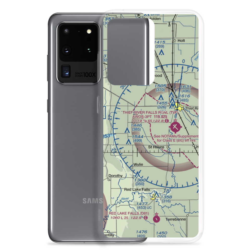 Willis Airport (7MN8) VFR Sectional Samsung Case Samsung Galaxy S20 Ultra model shown