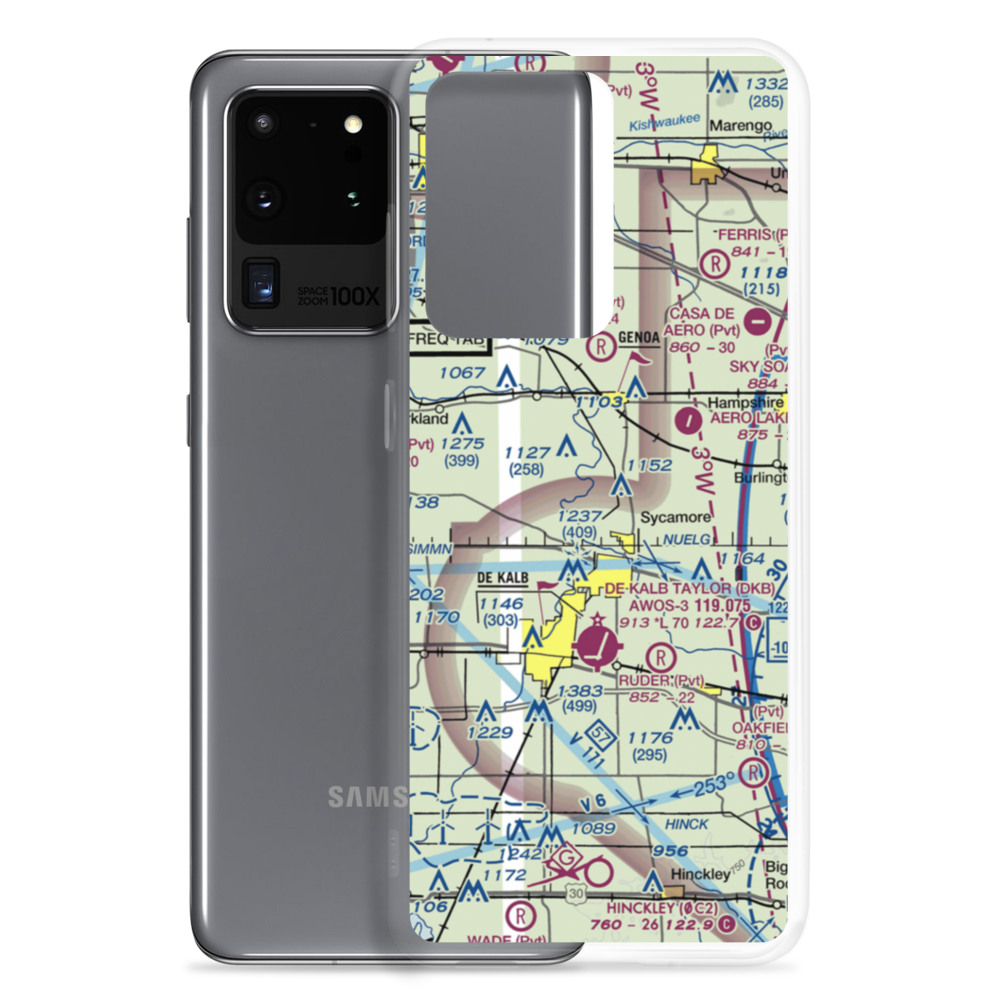Willis Airport (IS47) VFR Sectional Samsung Case Samsung Galaxy S20 Ultra model shown