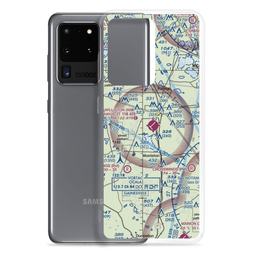 Williston Municipal Airport (X60) VFR Sectional Samsung Case Samsung Galaxy S20 Ultra model shown