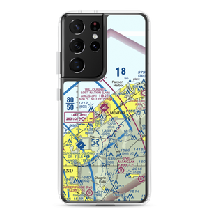 Willoughby Lost Nation Municipal Airport (LNN) VFR Sectional Samsung Case