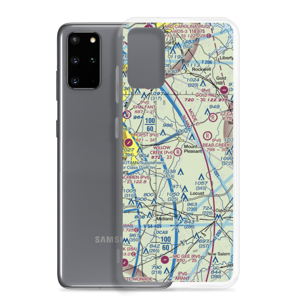 Willow Creek Airport (9NC7) VFR Sectional Samsung Case Samsung Galaxy S20 Plus model shown