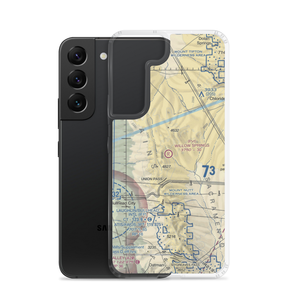 Willow Springs Ranch Airport (1AZ8) VFR Sectional Samsung Case Samsung Galaxy S22 model shown