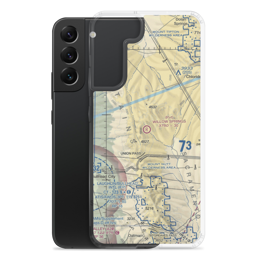 Willow Springs Ranch Airport (1AZ8) VFR Sectional Samsung Case Samsung Galaxy S22 Plus model shown