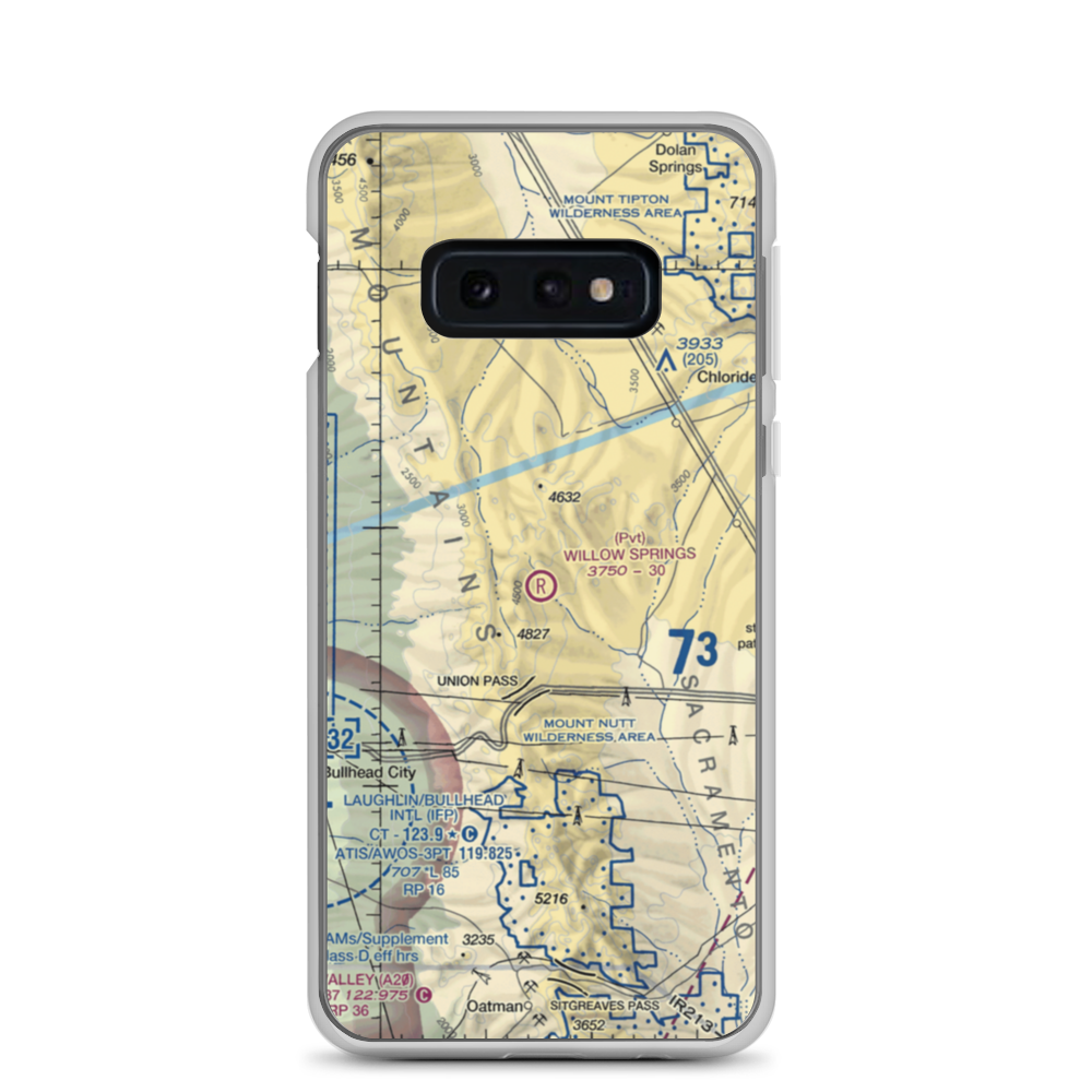 Willow Springs Ranch Airport (1AZ8) VFR Sectional Samsung Case Samsung Galaxy S10e model shown