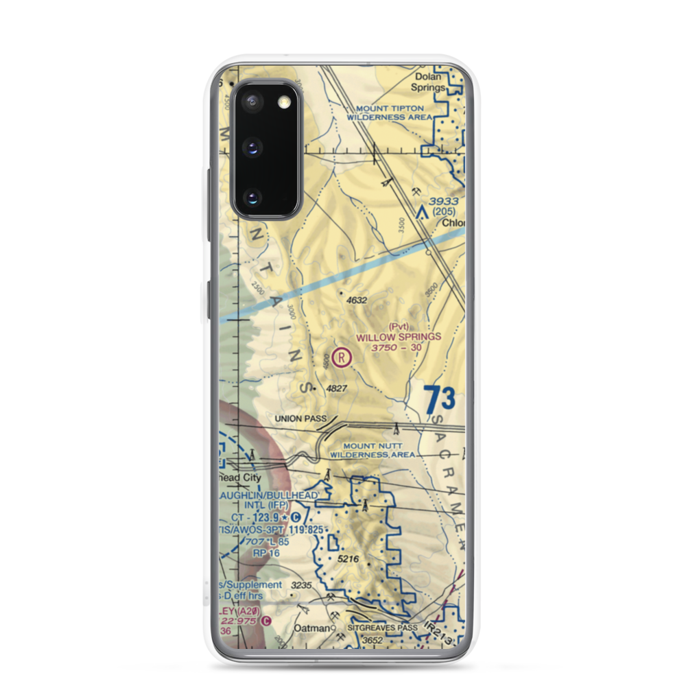 Willow Springs Ranch Airport (1AZ8) VFR Sectional Samsung Case Samsung Galaxy S20 model shown