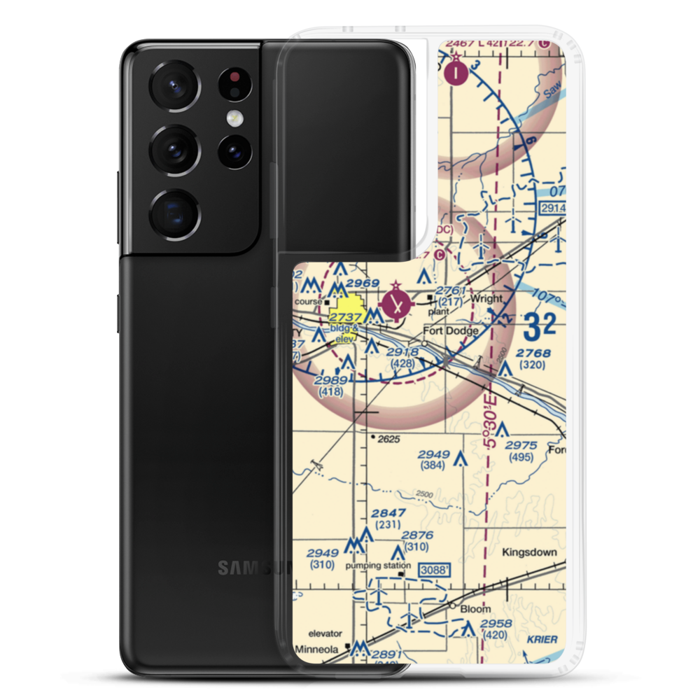 Wilroads Gardens Airport (9K1) VFR Sectional Samsung Case Samsung Galaxy S21 Ultra model shown