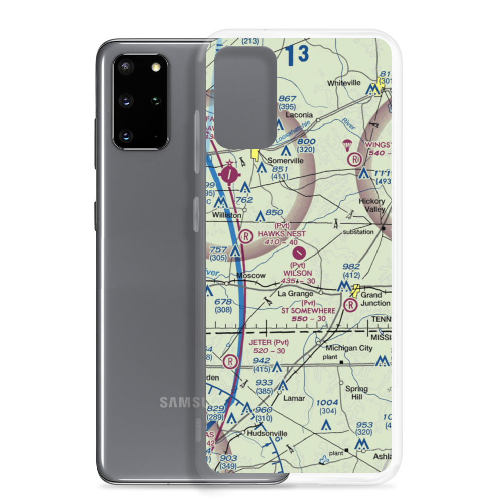 Wilson Field (3TN6) VFR Sectional Samsung Case Samsung Galaxy S20 Plus model shown