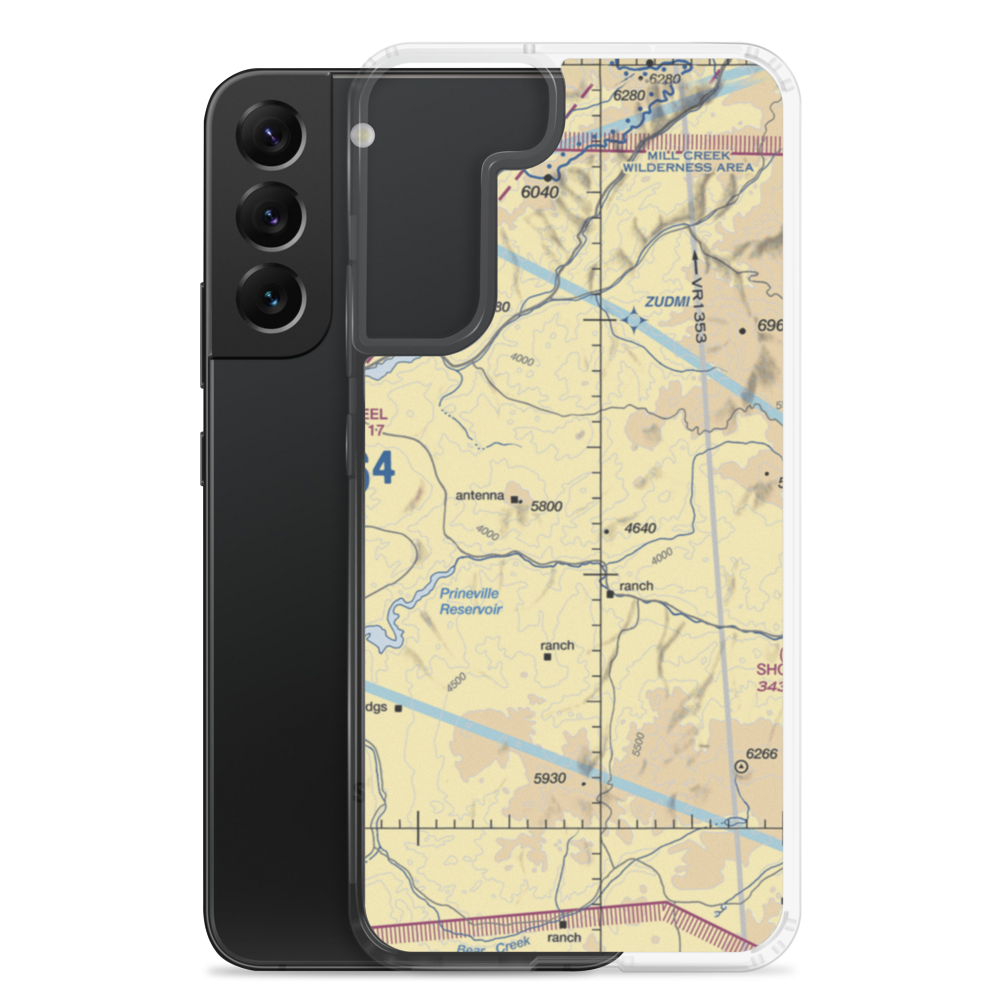 Wilson Ranch Airport (OG12) VFR Sectional Samsung Case Samsung Galaxy S22 Plus model shown