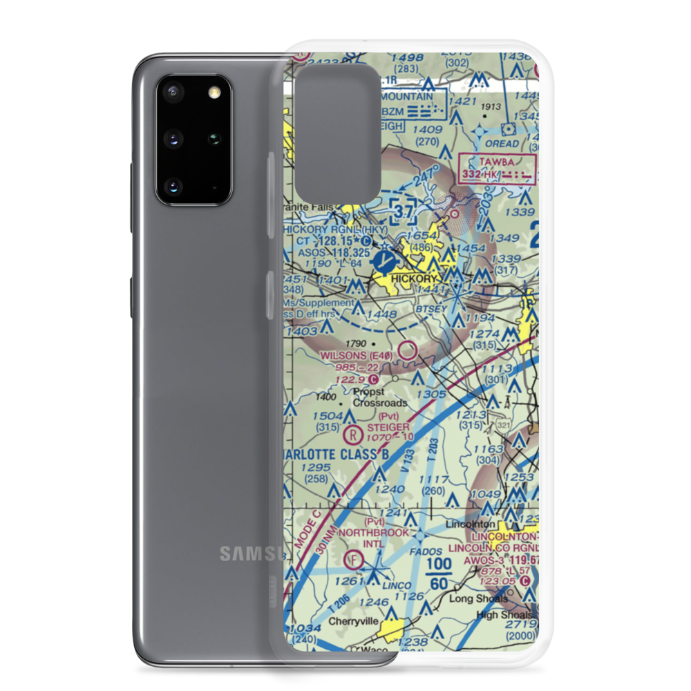 Wilson's Airport (E40) VFR Sectional Samsung Case Samsung Galaxy S20 Plus model shown