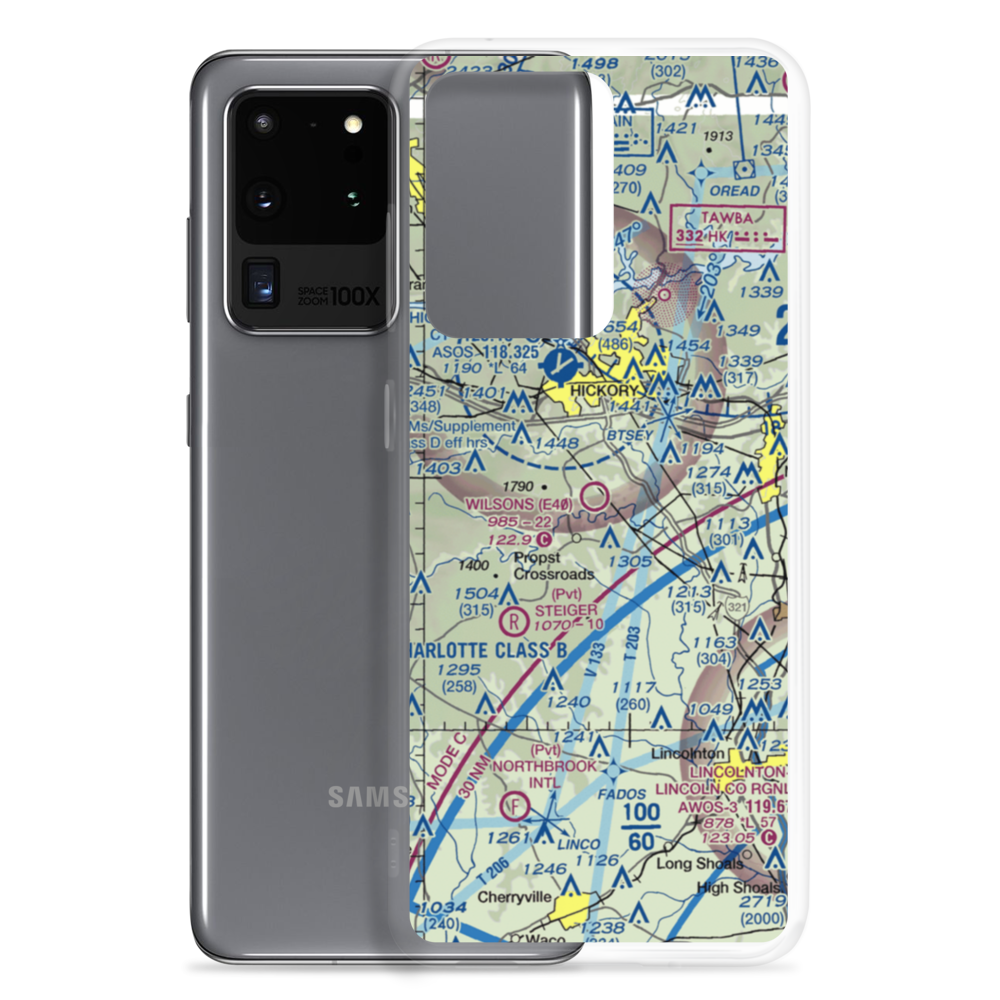 Wilson's Airport (E40) VFR Sectional Samsung Case Samsung Galaxy S20 Ultra model shown