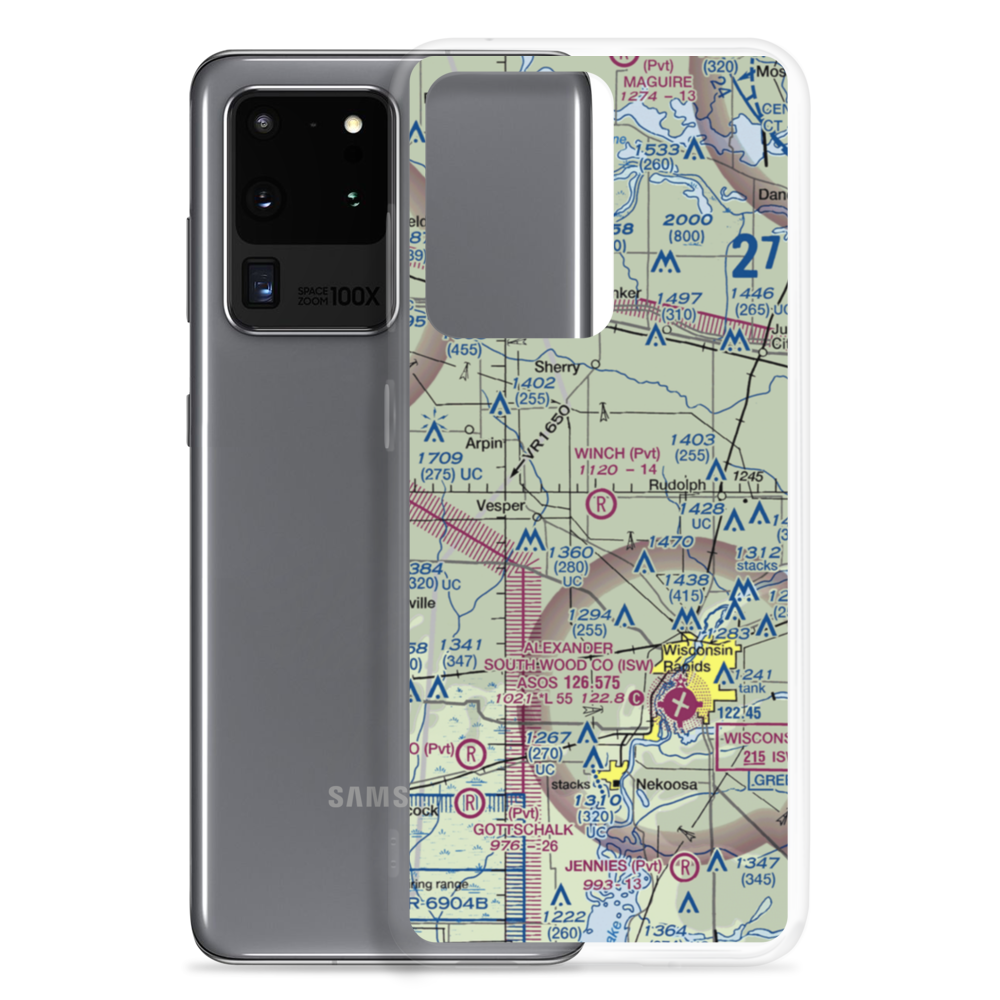 Winch Airfield (6WI1) VFR Sectional Samsung Case Samsung Galaxy S20 Ultra model shown