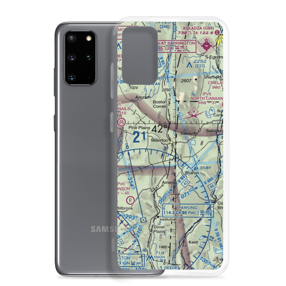 Winchell Mountain Airport (41NK) VFR Sectional Samsung Case Samsung Galaxy S20 Plus model shown