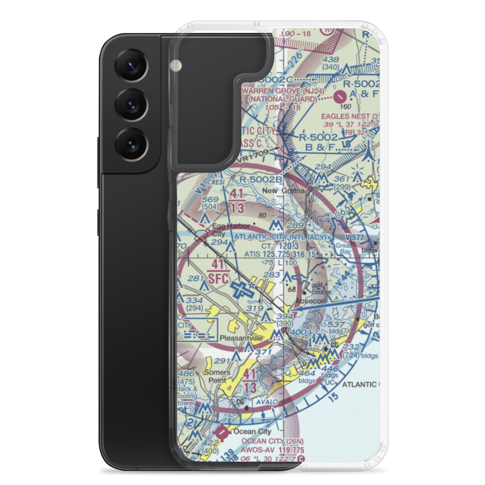 Winchelsea Airport (8NJ0) VFR Sectional Samsung Case Samsung Galaxy S22 Plus model shown