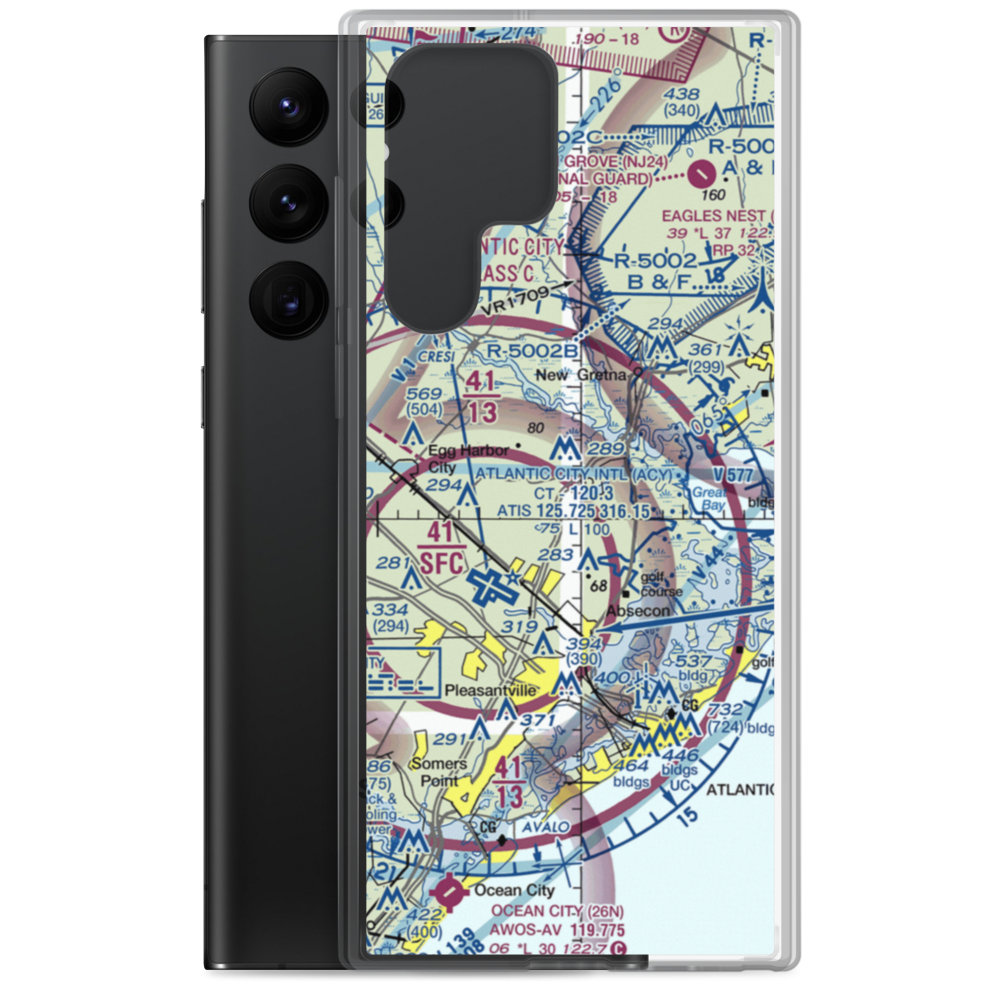 Winchelsea Airport (8NJ0) VFR Sectional Samsung Case Samsung Galaxy S22 Ultra model shown
